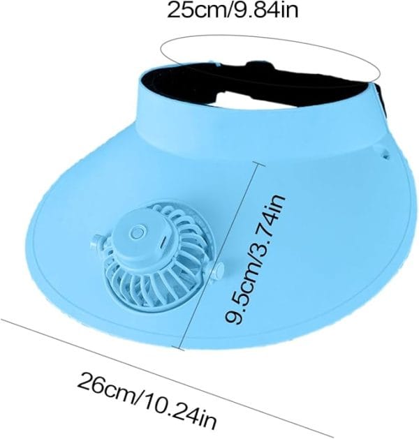 1pc fan cap,Summer sunshade and sunscreen fan